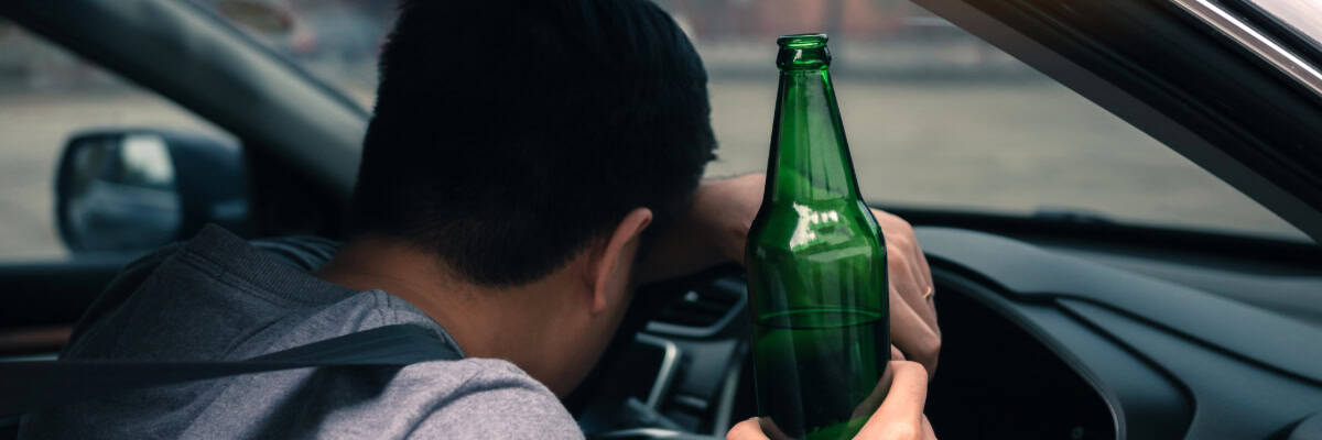 Passed out while drinking and driving