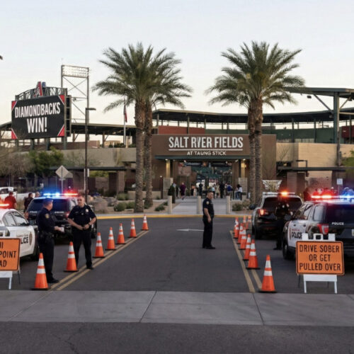Arizona DUI Checkpoints in Glendale, Phoenix, Scottsdale, and Tempe Over Sports Events
