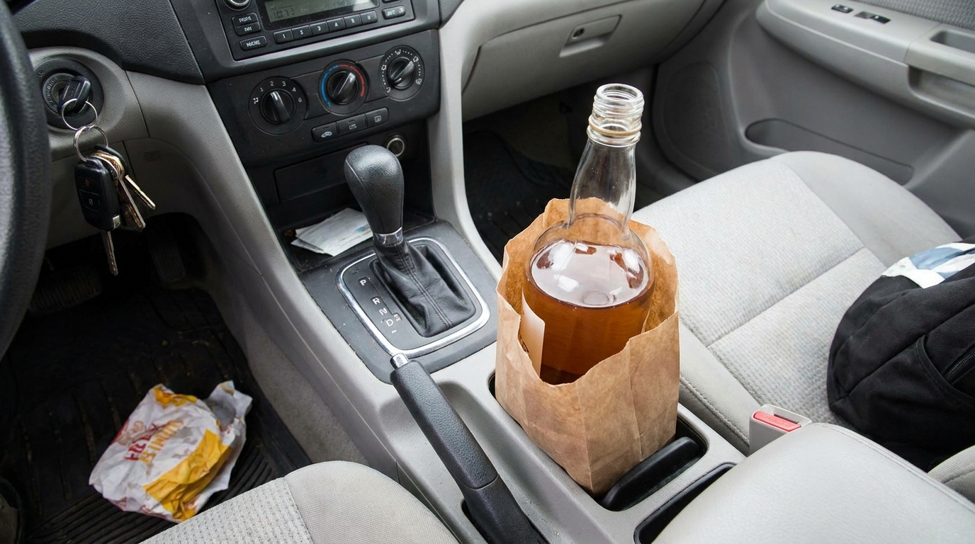 Open container law.