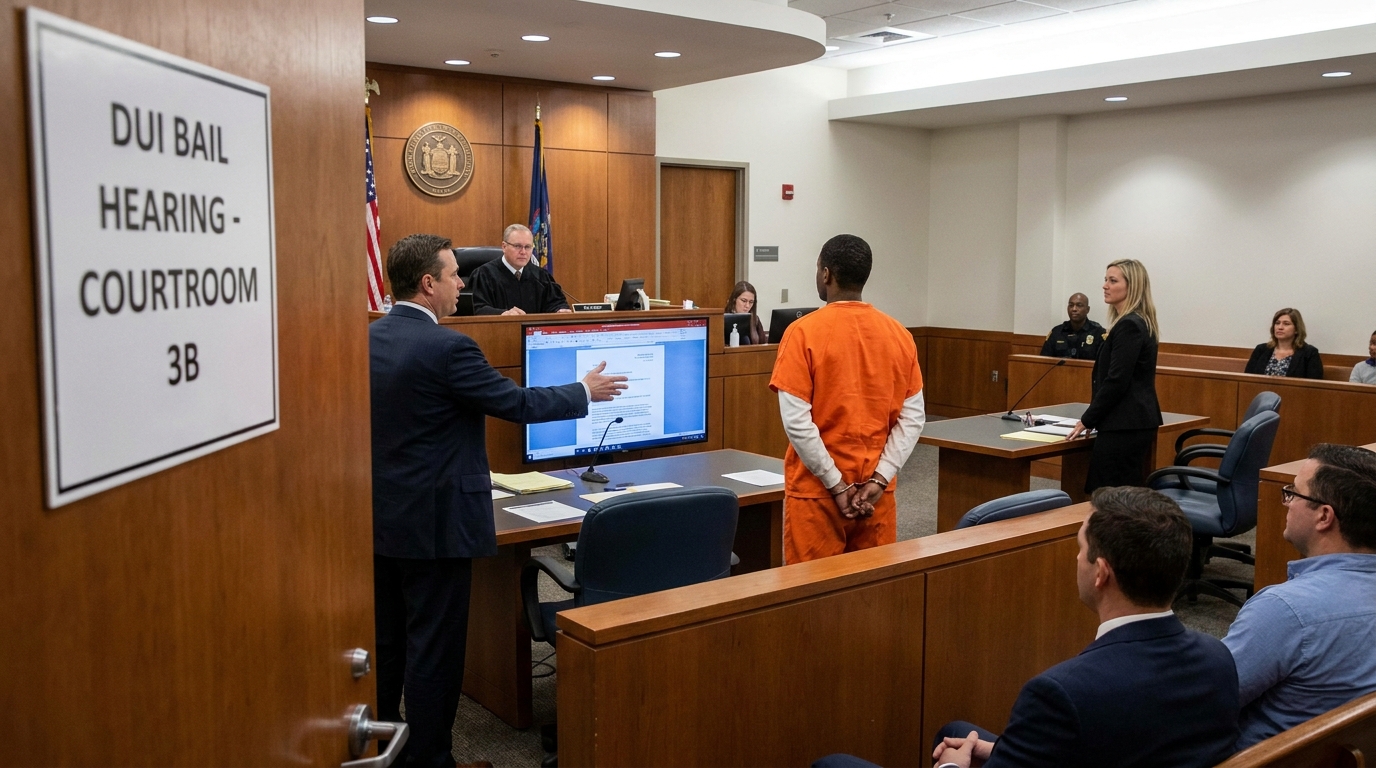 dui bail hearing.